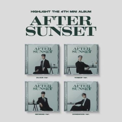 Альбом Highlight - AFTER SUNSET 4th Mini Album Jewel Case RANDOM Version