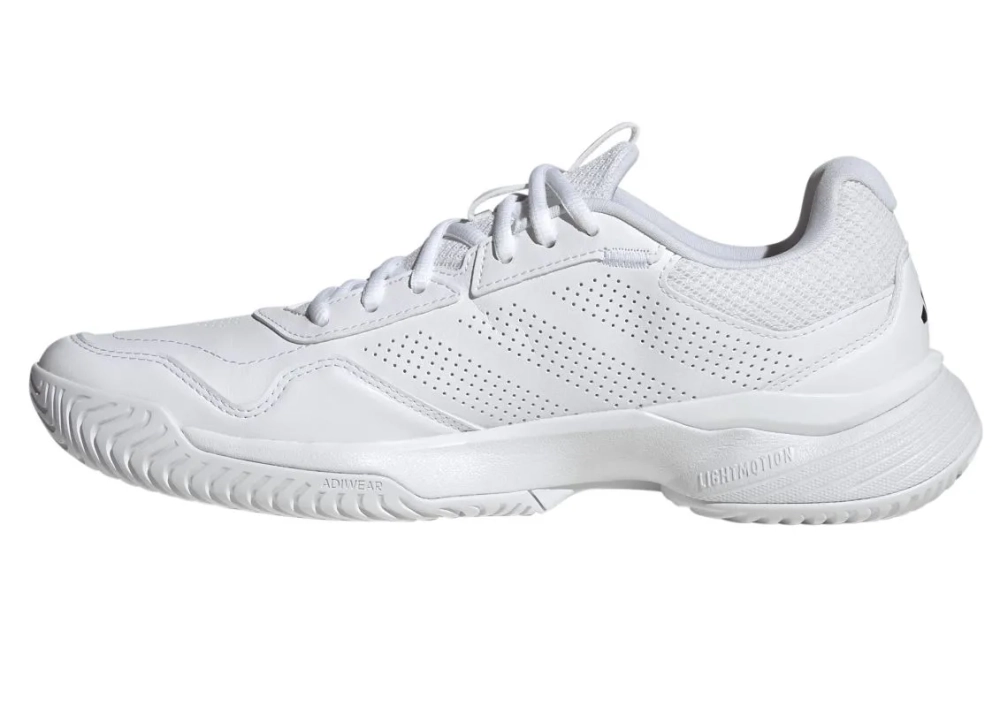 Теннисные кроссовки Adidas GameCourt 3 Synthethic Leather M - cloud white/ cloud white/core black
