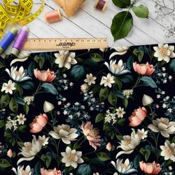 Ткань премиум атлас чарующие танцы