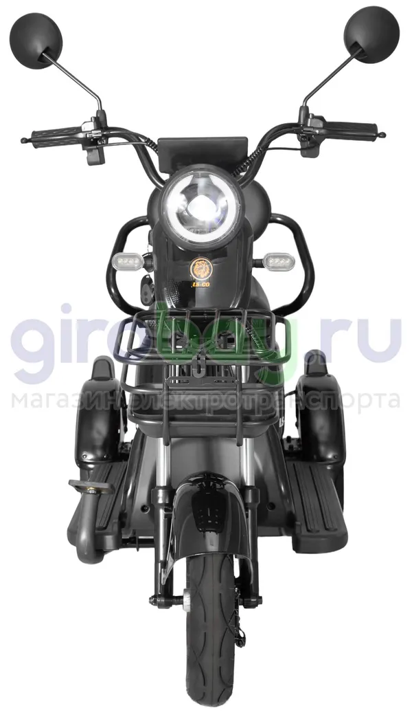 Электроскутер LS-CO A3 1000W (60V/20Ah) - Чёрный фото №12