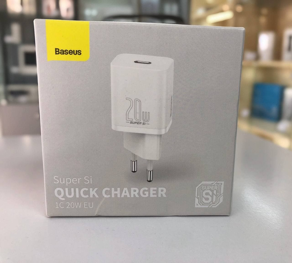 Зарядное устройство Xiaomi Baseus Super Si Quick Charger 1C 20W для Iphone