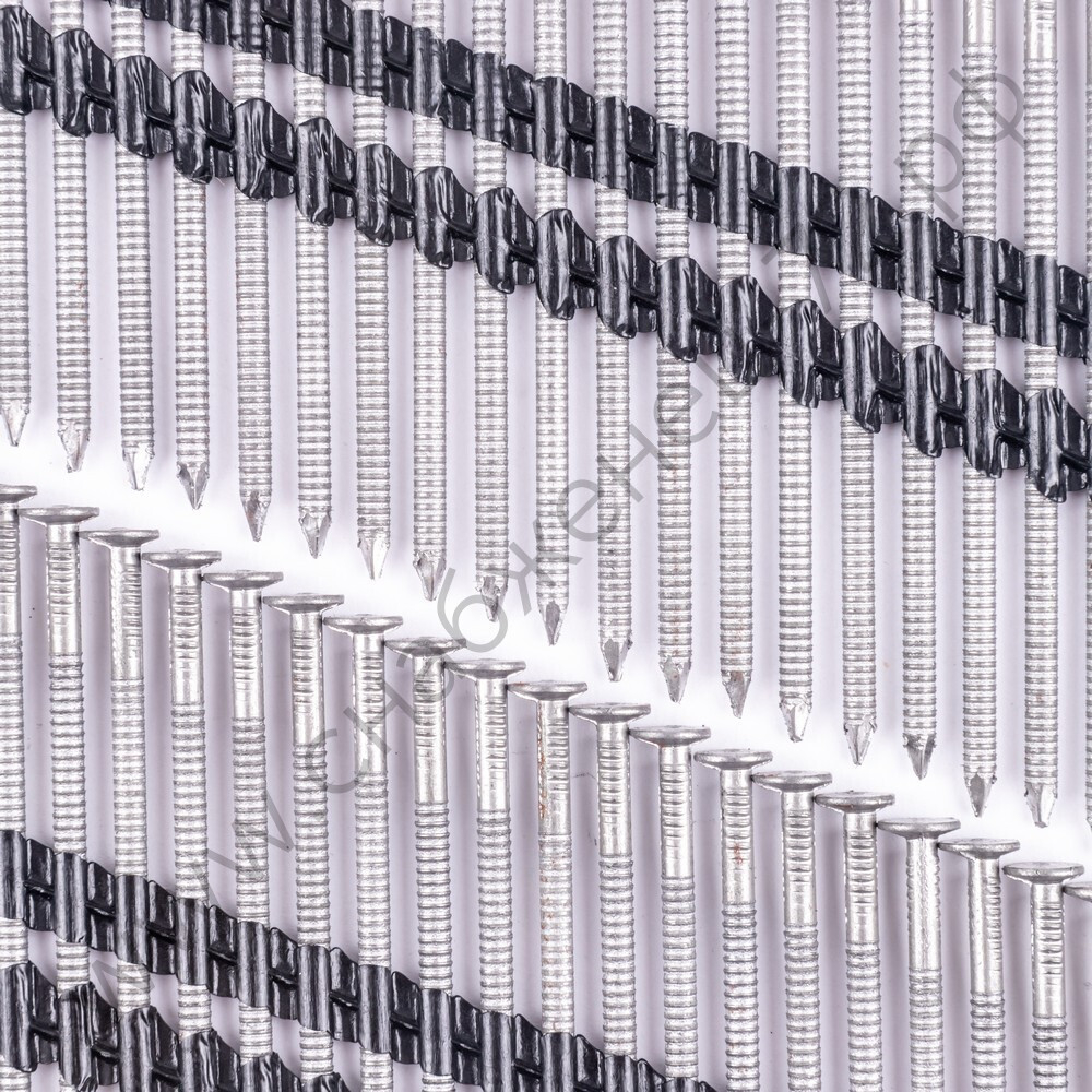 Гвозди реечные финишные P0A GL с цинковым покрытием, угол наклона 21 градус, 2,8 x 80 мм 150 шт. AERO