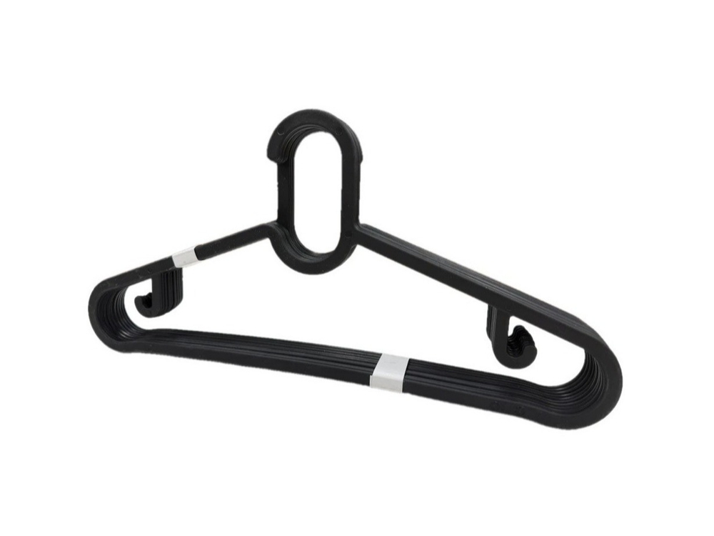 Набор вешалок Braås черный 10 шт, 39 см, полипропилен
