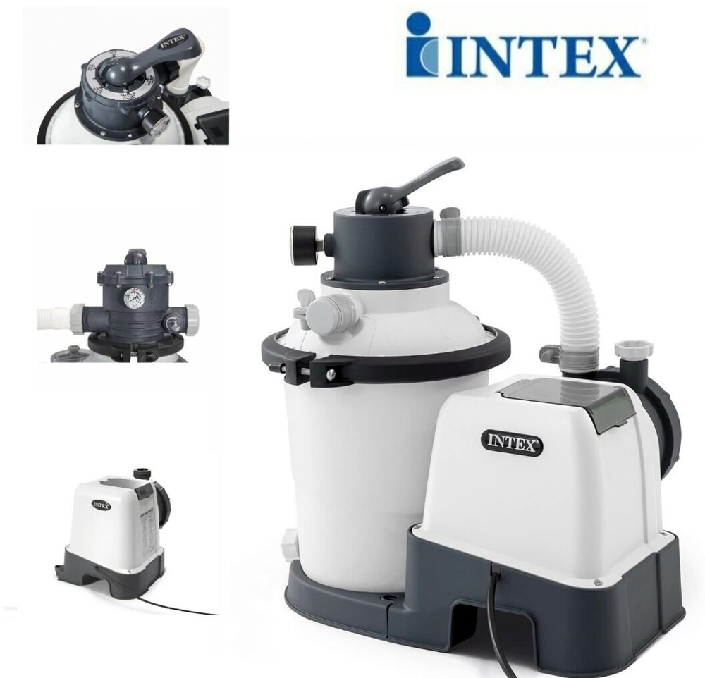 Песочный фильтрующий насос Intex , производительность 2000 л/ч, таймер 26642