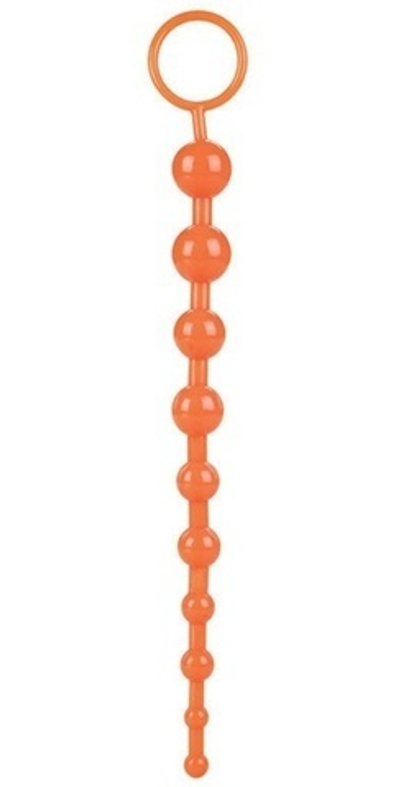Цепочка для анальной стимуляции оранжевая SHANE`S WORLD