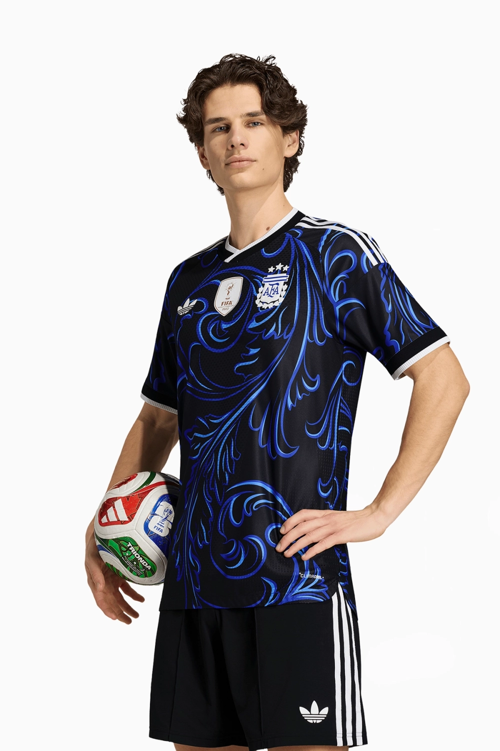 Футболка adidas Originals Аргентина 2026 Away Authentic - черный