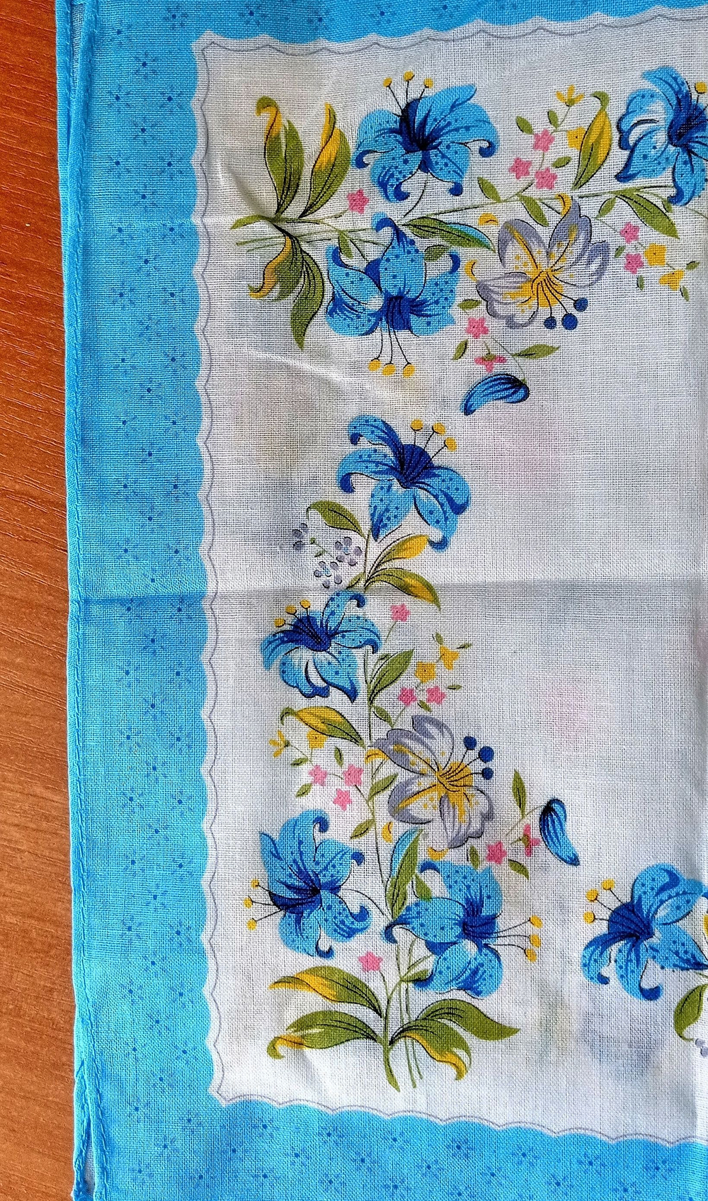 Носовой платок, размер 26-30 x 26-30 см, 1 шт., разные цвета