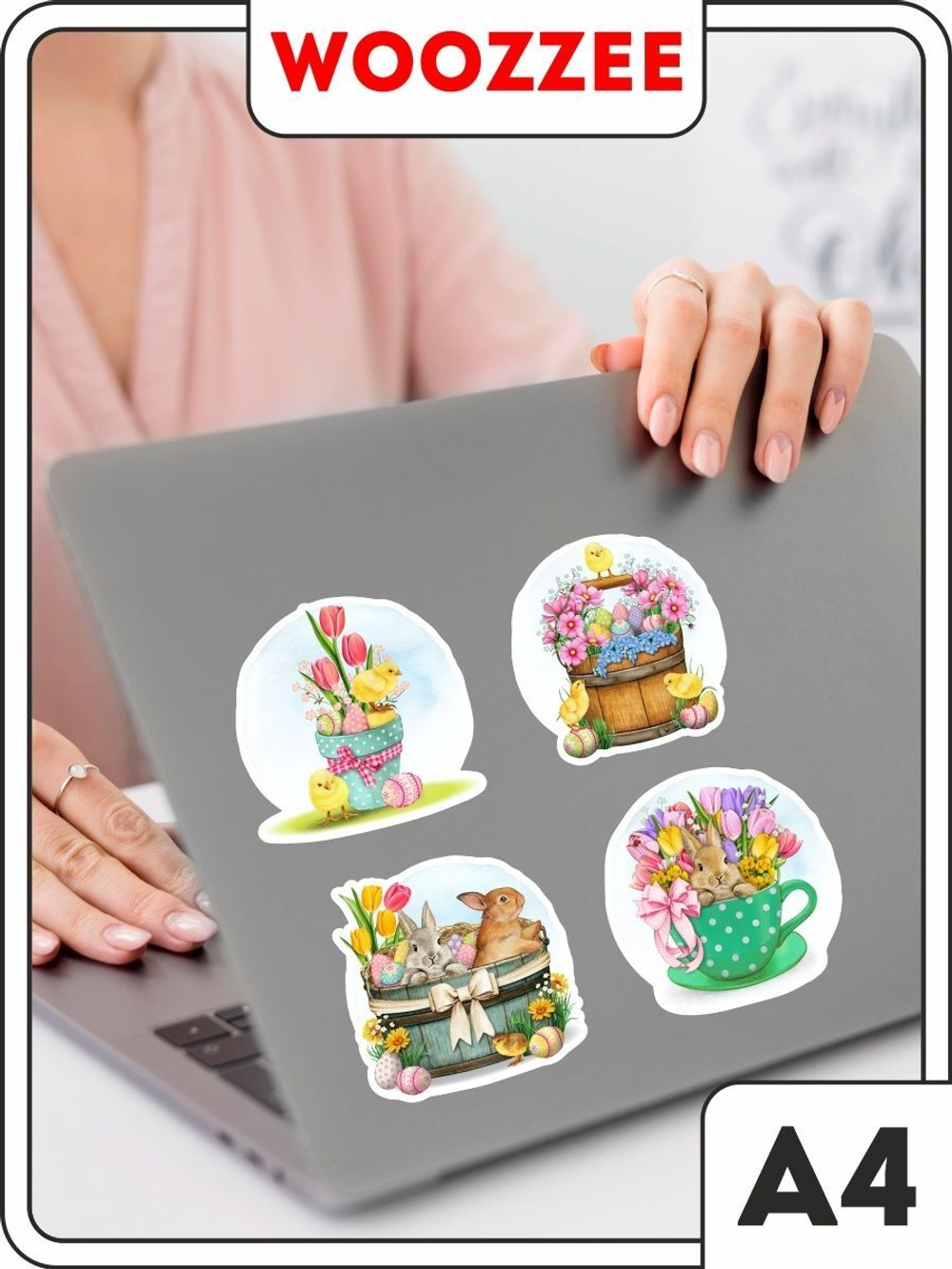 Наклейки-стикеры "Пасхальные"