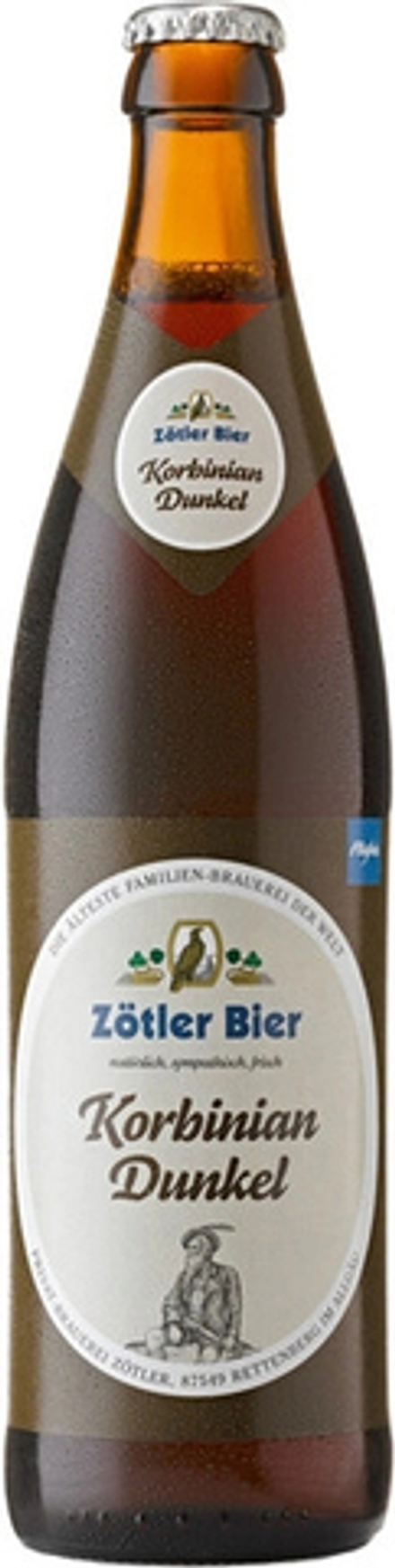 Пиво Цотлер Корбиниан Дункель / Zotler Korbinian Dunkel 0.5 - стекло