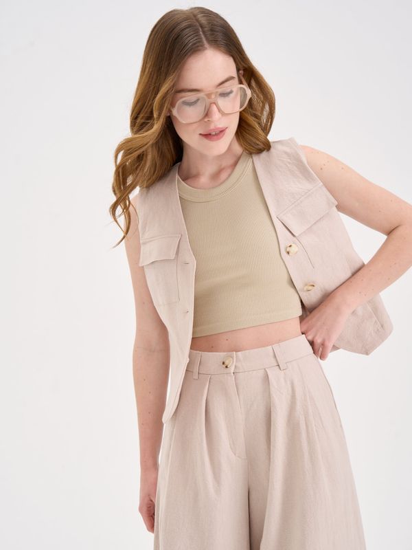 Костюм из льна и хлопка 