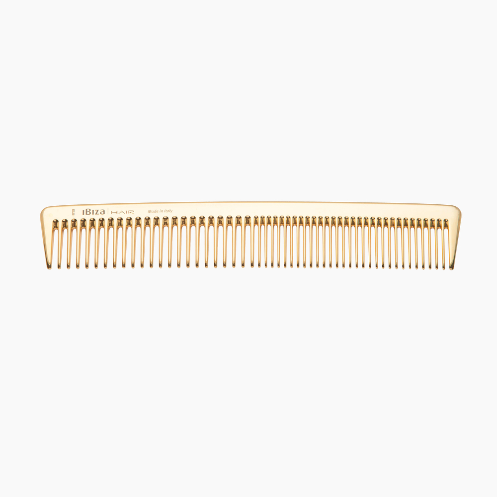 Ibizahair Расческа стилиста карбоновая золотистая  Stylist Gold Comb Италия ОРИГИНАЛ