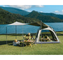 Палатка Naturehike Ango 4-местная, быстросборная, серая