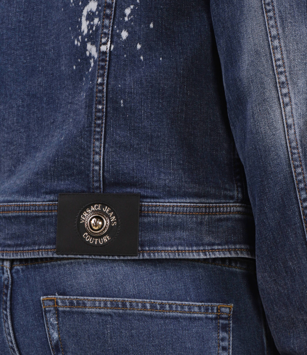 Джинсовая куртка Versace Jeans Couture - темно-синий(74GAS460DW022D14)