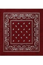 Бордовая бандана фото