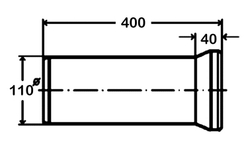 101831 Патрубок для унитаза Viega