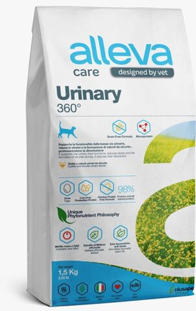 Корм для кошек Аллева Кэр Уринари 360 1,5 кг
