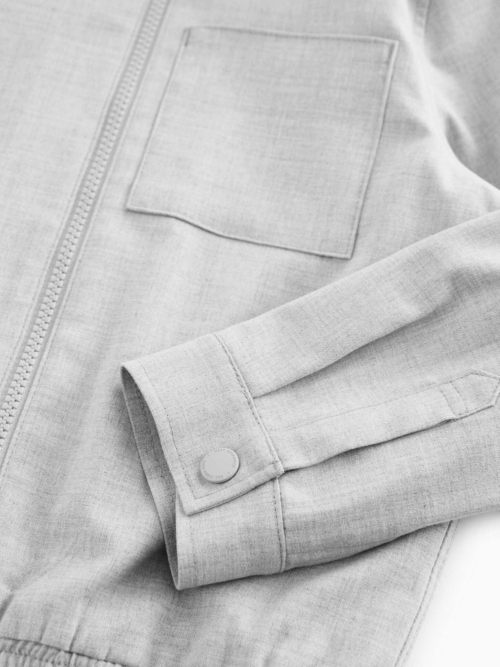 Куртка на молнии для мальчика Next E25-141, Серый