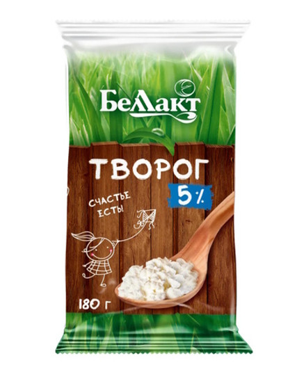 Творог 5% 180г Беллакт