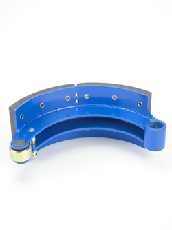 Колодка барабанного тормоза а/м КАМАЗ Компас 12 мост JAC N120 (OE: 3501B247-085WBS/ передняя/ верхняя/ сварная) (1шт.) АККОР