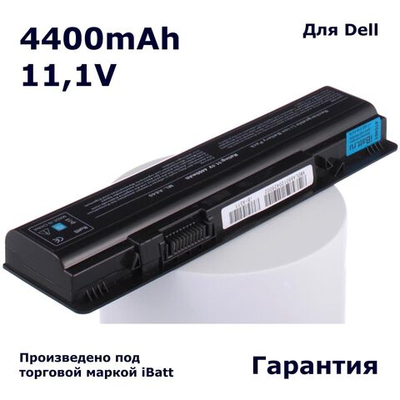 Аккумулятор iBatt 4400mAh, для F287H G069H F286H F287F 312-0818 CS-DE1410HB 451-10673 R988H G066H
