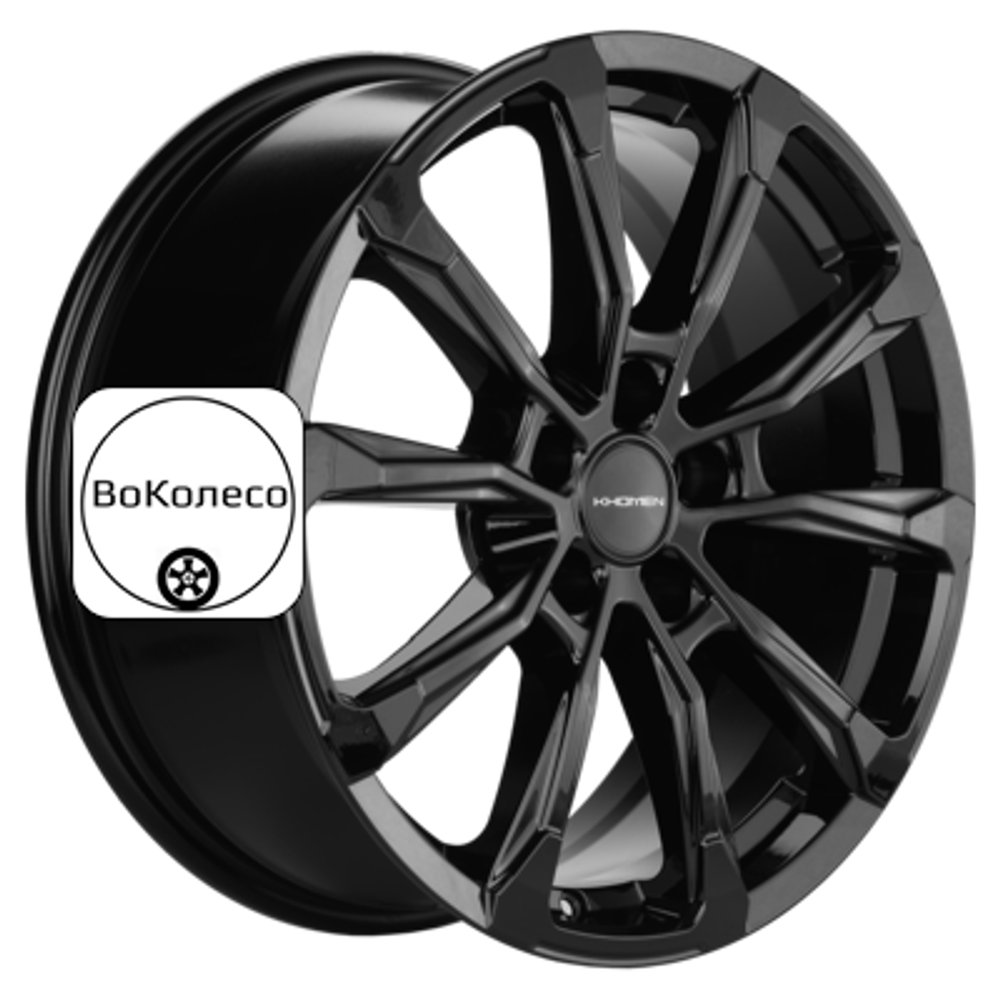 7,5x18/5x110 ET40 D67,1 KHW1808 (Evolute i-Joy) Black Khomen Wheels