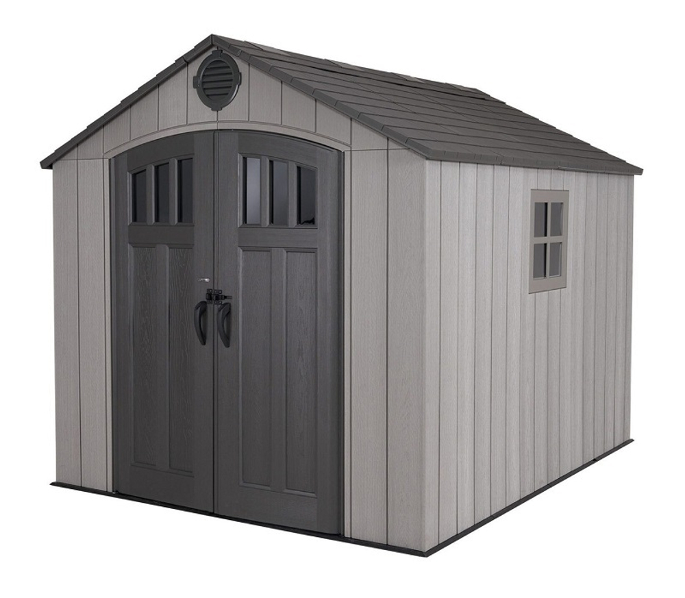 Сарай пластиковый усиленный WoodLook 8*10