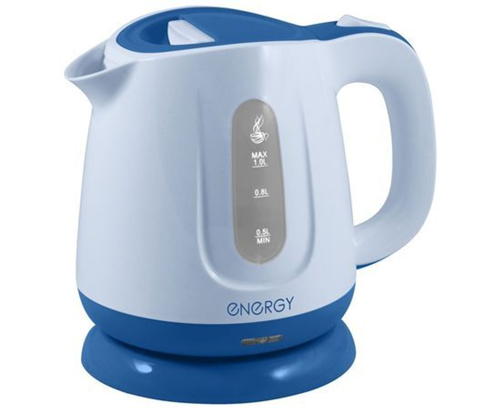 Чайник электр. Energy E-234 Синий (диск, 1л), 1,1кВт, пластик