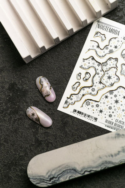 Nogtemoda Слайдер дизайн Combi CF078