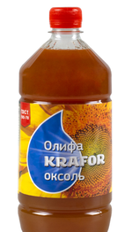 Олифа Оксоль Krafor, для деревянных и металлических поверхностей, бесцветная
