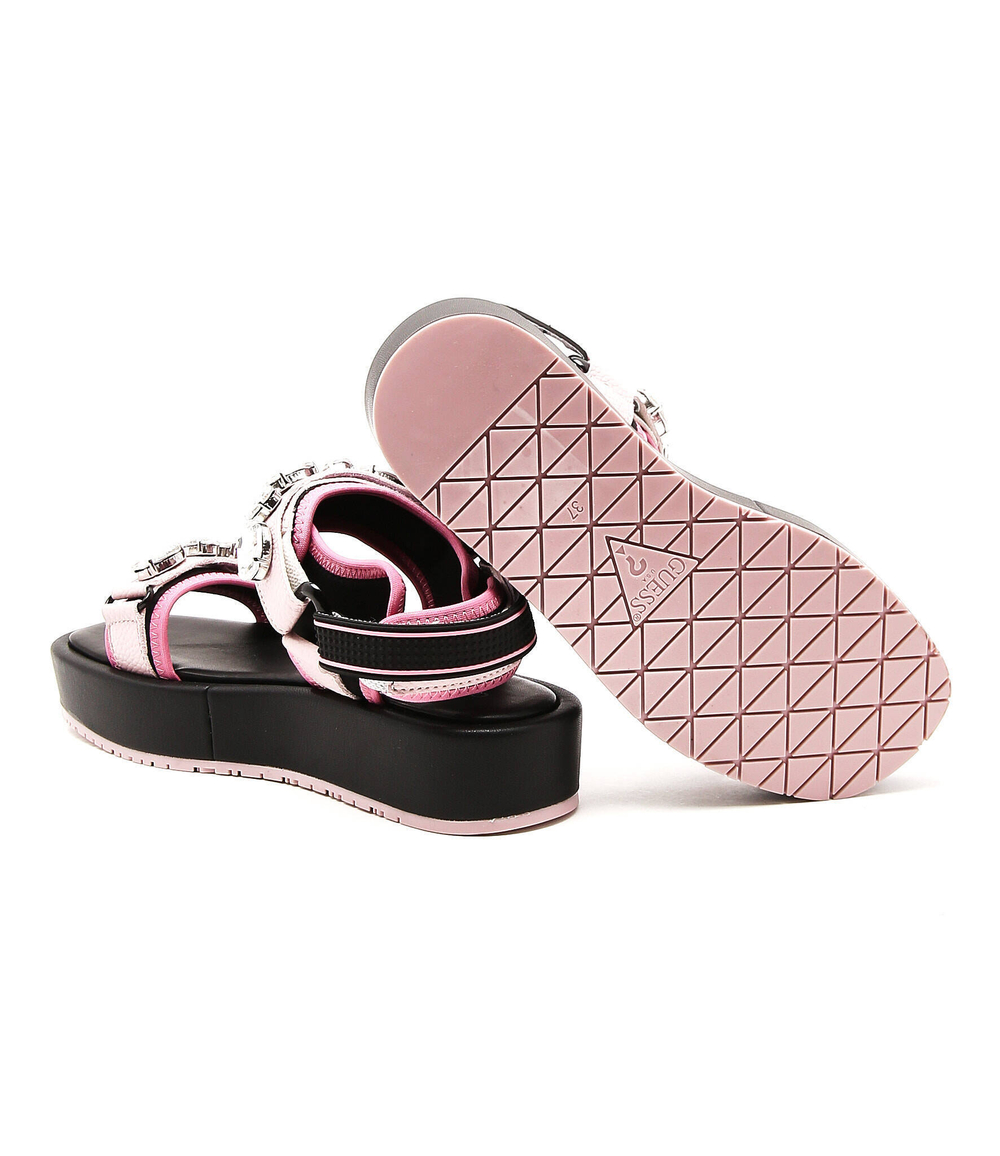 босоножки crop топ Guess - черный(FL6RCH ELE03)