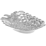 Подставка керамическая «GOLD Podarok», лоза, цвет серебро, 18*13см (упаковка индив. пленка)