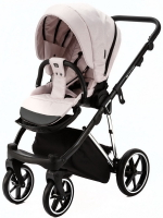 Детская коляска Adamex Belissa Special Edition 3 в 1 B-PS590 (РОЗ С БЛЁСТ ХРОМ.РАМ)
