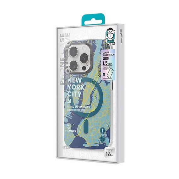 Чехол Benks Magnetic City Case для iPhone 16 Pro Max 6.9&quot; принт New York