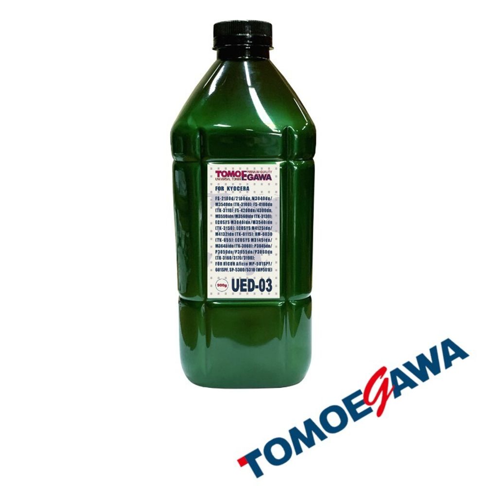 Тонер TOMOEGAWA тип UED-03 для KYOCERA Универсальный (900гр) Green Line