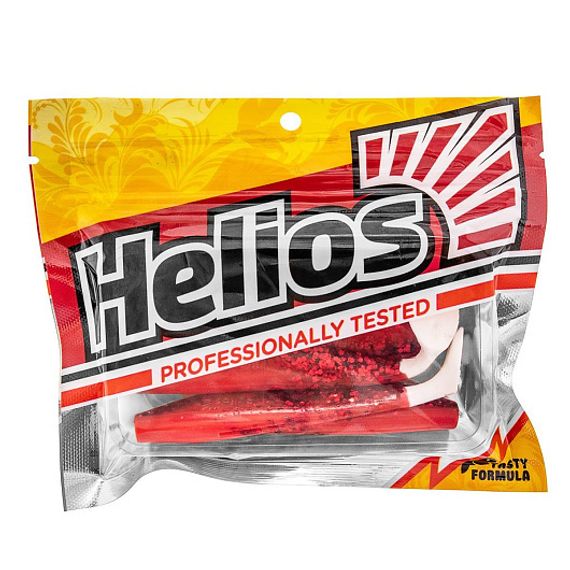 Виброхвост Zander 4&#39;/10,2см Red Sparkles WT 5шт. (HS-36-034) Helios