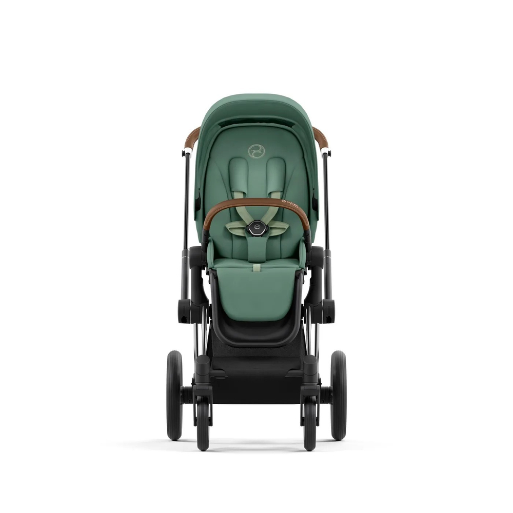 Коляска Cybex Priam IV 3 в 1 цвет Leaf Green на шасси Chrome Brown