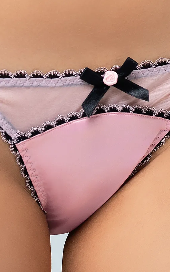 Трусы-слип 415 Pink-Black