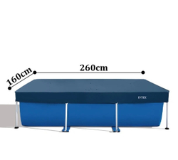 Тент для каркасного бассейна Rectangular Frame Pools 260х160 см (Intex 28036)