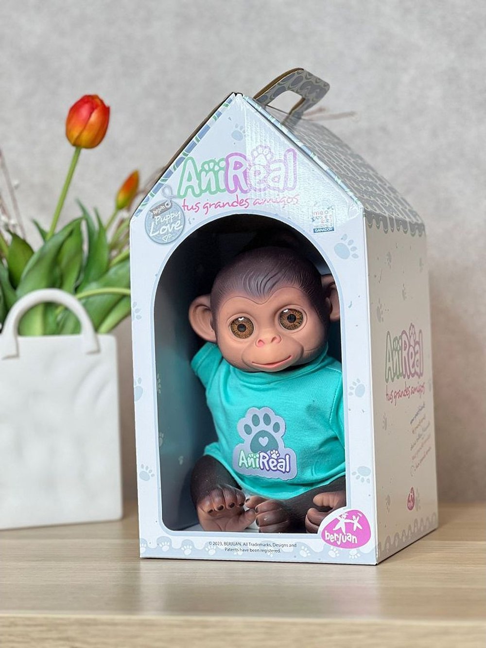 Игрушка мягконабивная 35см AniReal Обезьянка (60107)