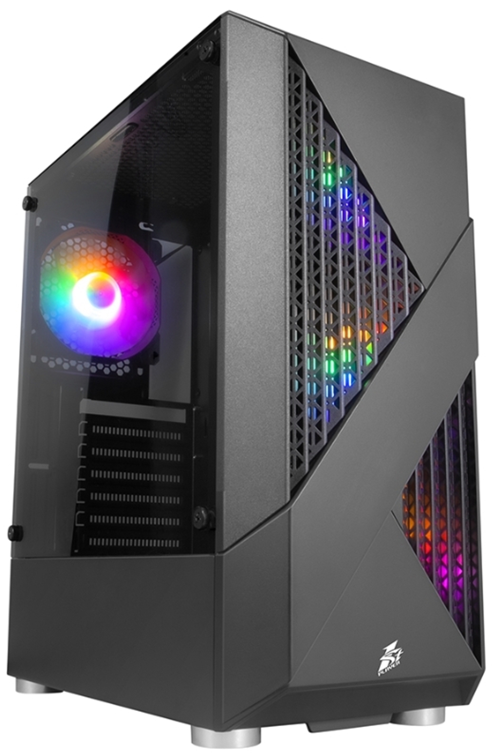 Корпус ATX 1STPLAYER FIREROSE F3-A