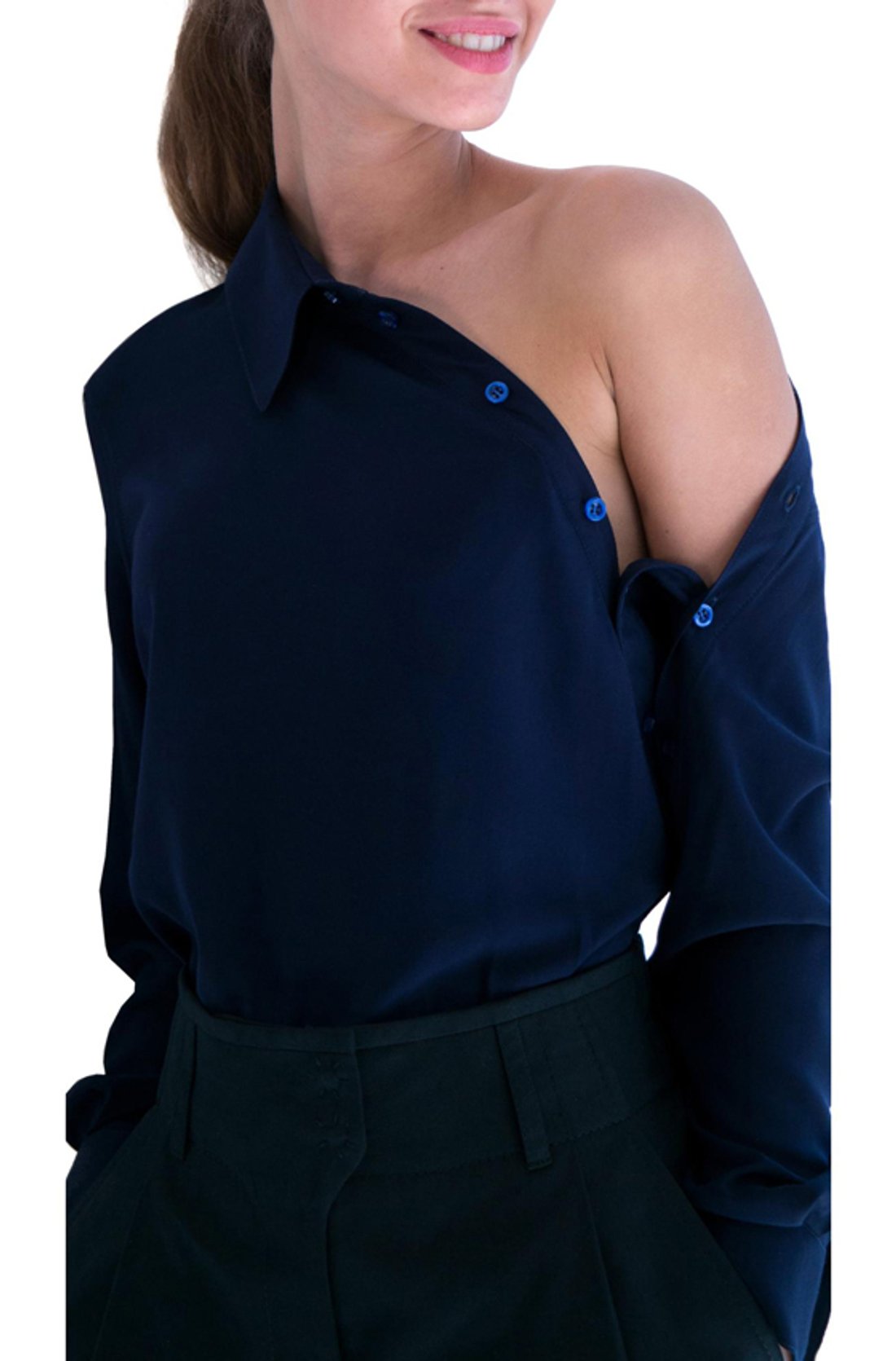 Рубашка "Oblique collar"