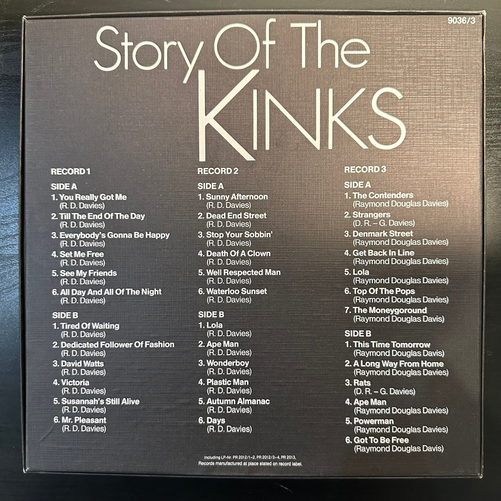 The Kinks - Story Of The Kinks 3LP (Португалия 1985г.)