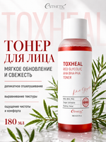 [ESTHETIC HOUSE] Тонер для лица TOXHEAL Red Glycolic AHA, BHA, PHA Toner, 180мл
