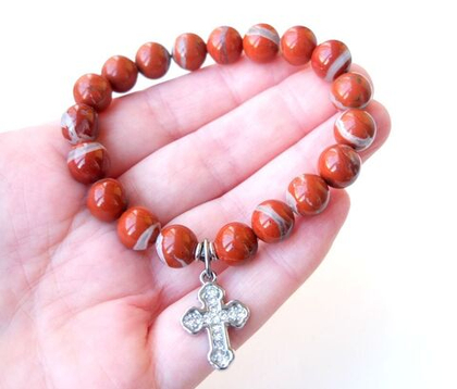 браслет из яшмы (б-0167-18)