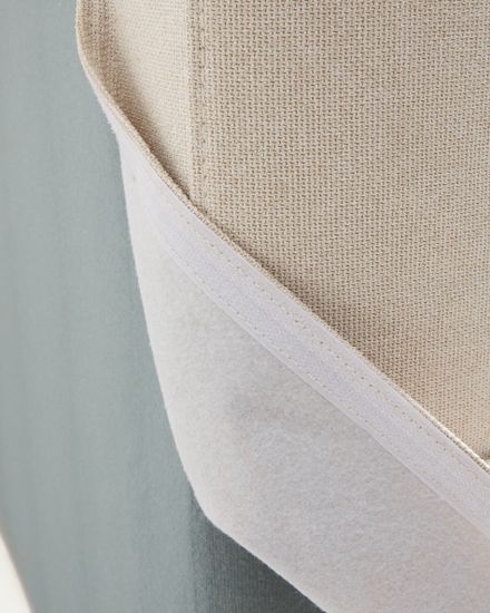 Изголовье Blok цвета экрю со съемным чехлом для кровати шириной до 180 см