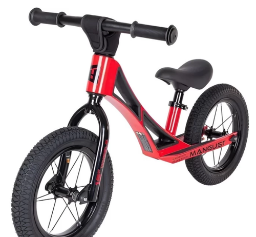 Беговел TT Mangust красный 1/1+колпачки