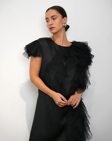 Платье "Для ковровой дорожки" в черном