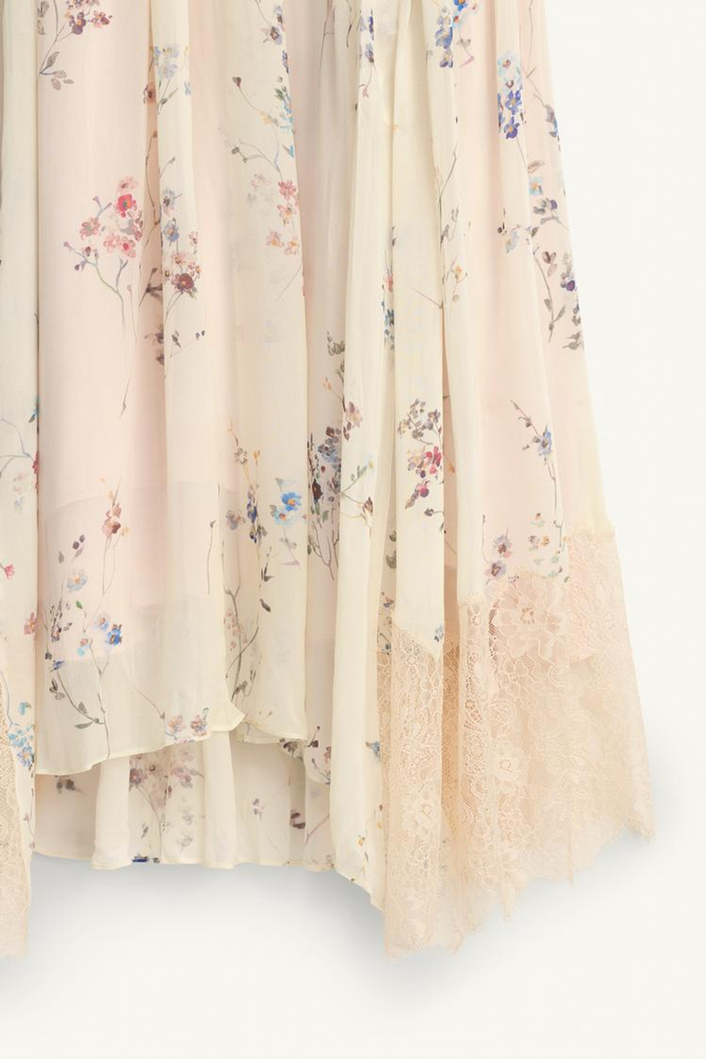 ZARA ПЛАТЬЕ ИЗ СМЕСОВОЙ ВИСКОЗЫ С ПРИНТОМ - LIMITED EDITION, РАЗНОЦВЕТНЫЙ