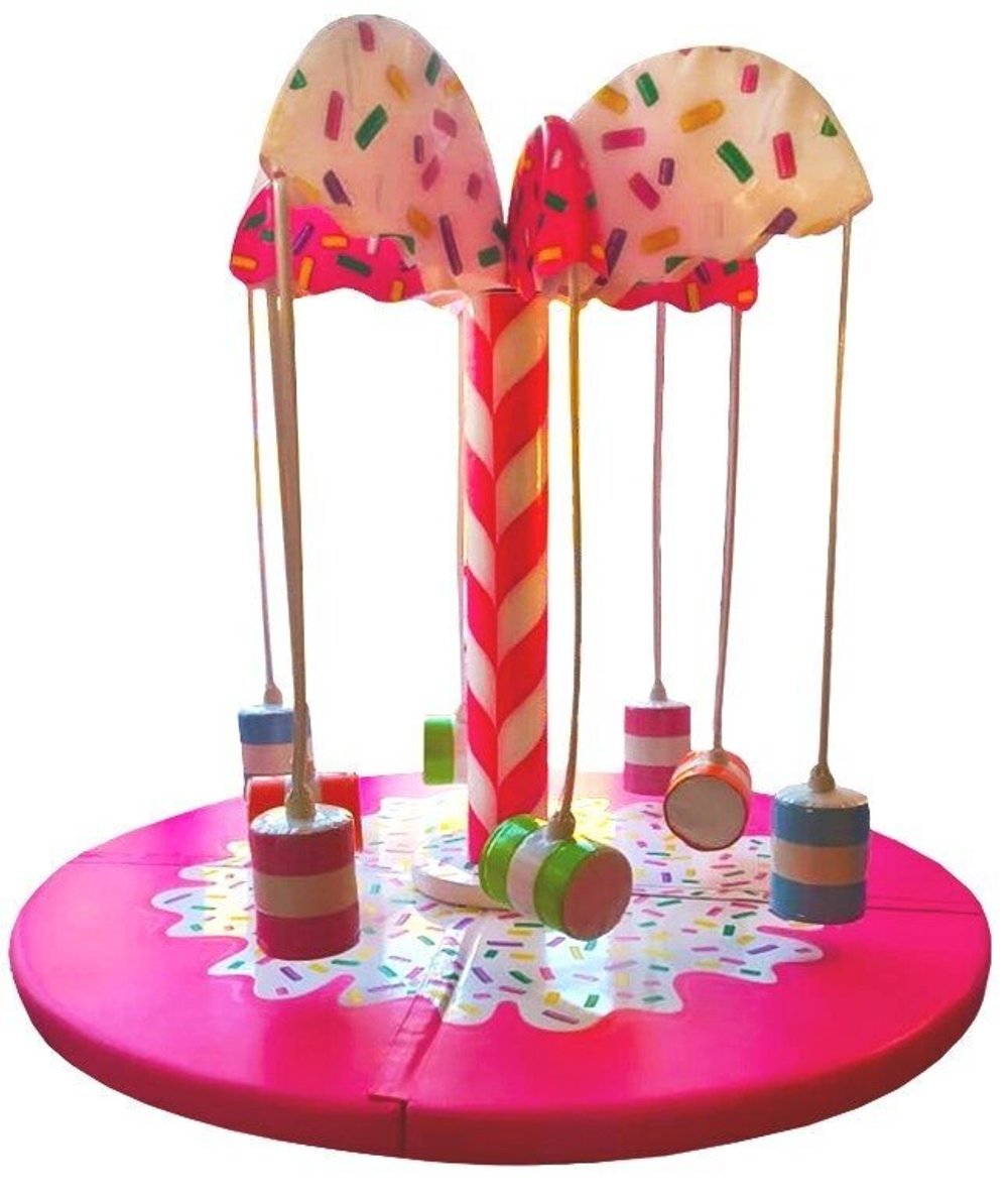 Детская карусель «Кокосовая пальма» тематическая