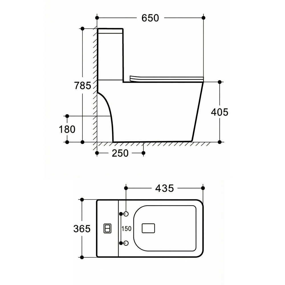 Унитаз-компакт безободковый WAVE СОПРАНО/SOPRANO,гор,ниж,2-кн.арм,сид.дюро,м/л,быстр